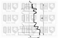 Комплект пыльника QUINTON HAZELL QJB204