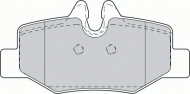 Комплект тормозных колодок FERODO FVR1494