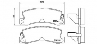 Комплект тормозных колодок BREMBO P 83 015