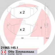 Комплект тормозных колодок ZIMMERMANN 21965.145.1