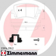Комплект тормозных колодок ZIMMERMANN 23914.170.2