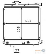 Теплообменник HELLA 8MK 376 707-481