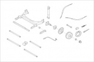 Подвеска колеса DELPHI RENA-05655-R