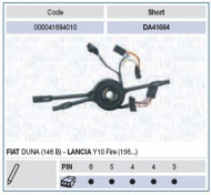 Переключатель MAGNETI MARELLI 000041684010