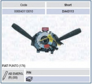 Переключатель MAGNETI MARELLI 000043113010