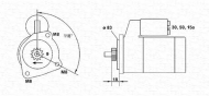 Стартер MAGNETI MARELLI 943251686010