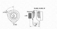 Генератор MAGNETI MARELLI 943354022010
