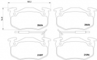 Комплект тормозных колодок HELLA 8DB 355 018-941
