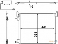 Конденсатор BEHR HELLA SERVICE 8FC 351 304-481