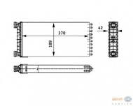 Теплообменник BEHR HELLA SERVICE 8FH 351 312-551