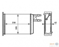 Теплообменник BEHR HELLA SERVICE 8FH 351 313-371