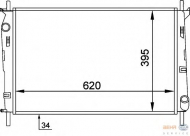 Теплообменник BEHR HELLA SERVICE 8MK 376 706-631