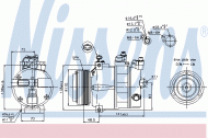 Компрессор NISSENS 89031