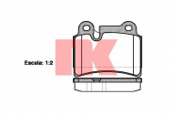 Комплект тормозных колодок NK 224793