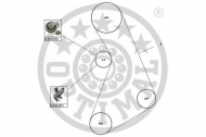 Ременный комплект OPTIMAL SK-1373
