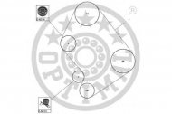 Ременный комплект OPTIMAL SK-1522