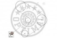 Ременный комплект OPTIMAL SK-1351