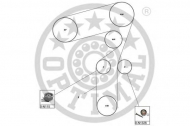 Ременный комплект OPTIMAL SK-1602
