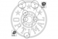 Ременный комплект OPTIMAL SK-1637