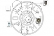 Ременный комплект OPTIMAL SK-1695