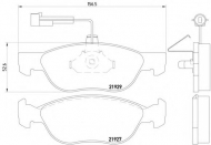 Комплект тормозных колодок PAGID T1140