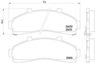 Комплект тормозных колодок PAGID T1302