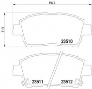 Комплект тормозных колодок PAGID T3099