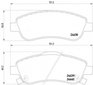 Комплект тормозных колодок PAGID T1731