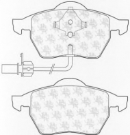 Комплект тормозных колодок QH Benelux BP1022