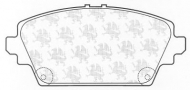Комплект тормозных колодок QH Benelux BP1258