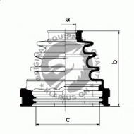 Комплект пыльника QH Benelux QJB463