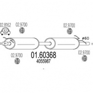 Амортизатор MTS 01.60368