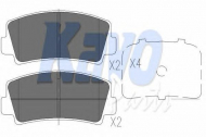 Комплект тормозных колодок KAVO PARTS KBP-4552