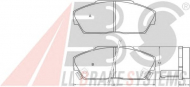 Комплект тормозных колодок A.B.S. 36639