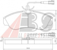 Комплект тормозных колодок A.B.S. 37171