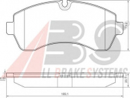 Комплект тормозных колодок A.B.S. 37552 OE