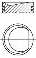 Поршень NÜRAL PI1591100DP STD