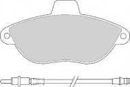 Комплект тормозных колодок NECTO FD6684A