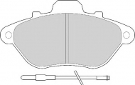Комплект тормозных колодок NECTO FD6209A