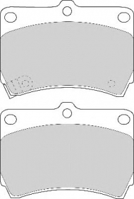 Комплект тормозных колодок NECTO FD6533A