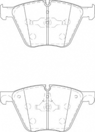 Комплект тормозных колодок NECTO FD7451A