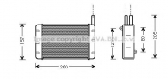 Теплообменник AVA QUALITY COOLING AU6055