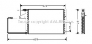 Конденсатор AVA QUALITY COOLING CN5097