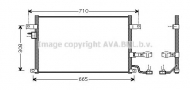 Конденсатор AVA QUALITY COOLING DW5056