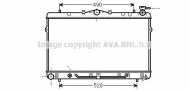 Теплообменник AVA QUALITY COOLING HYA2044