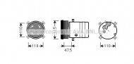Компрессор AVA QUALITY COOLING OLK493