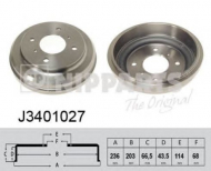 Тормозный барабан NIPPARTS J3401027