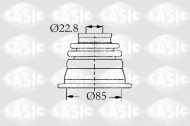 Комплект пыльника SASIC 4003427