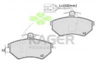 Комплект тормозных колодок KAGER 35-0412
