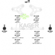 Подвеска колеса KAGER 80-0594